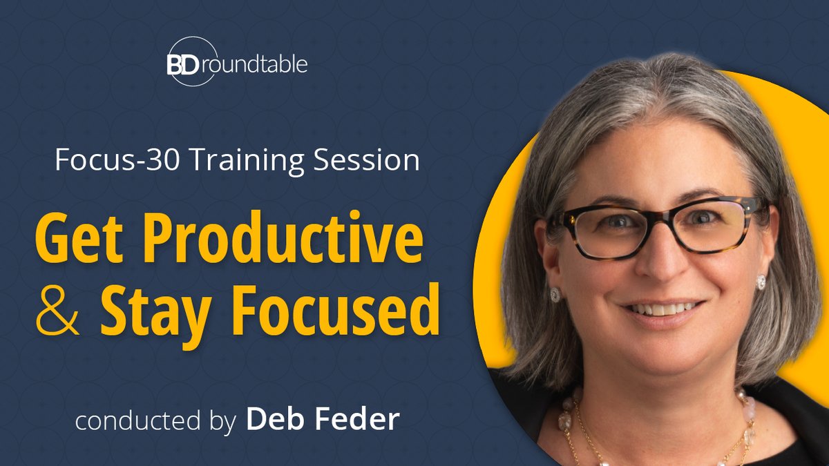 If you're in a motivation rut or just having trouble focusing on what is important, join us for an intense productivity workout 🏋️ with the incomparable Deb Feder.

Join us on 25 Feb at 9am (Singapore), 12pm (Sydney).

Registration: bit.ly/37ptP6H