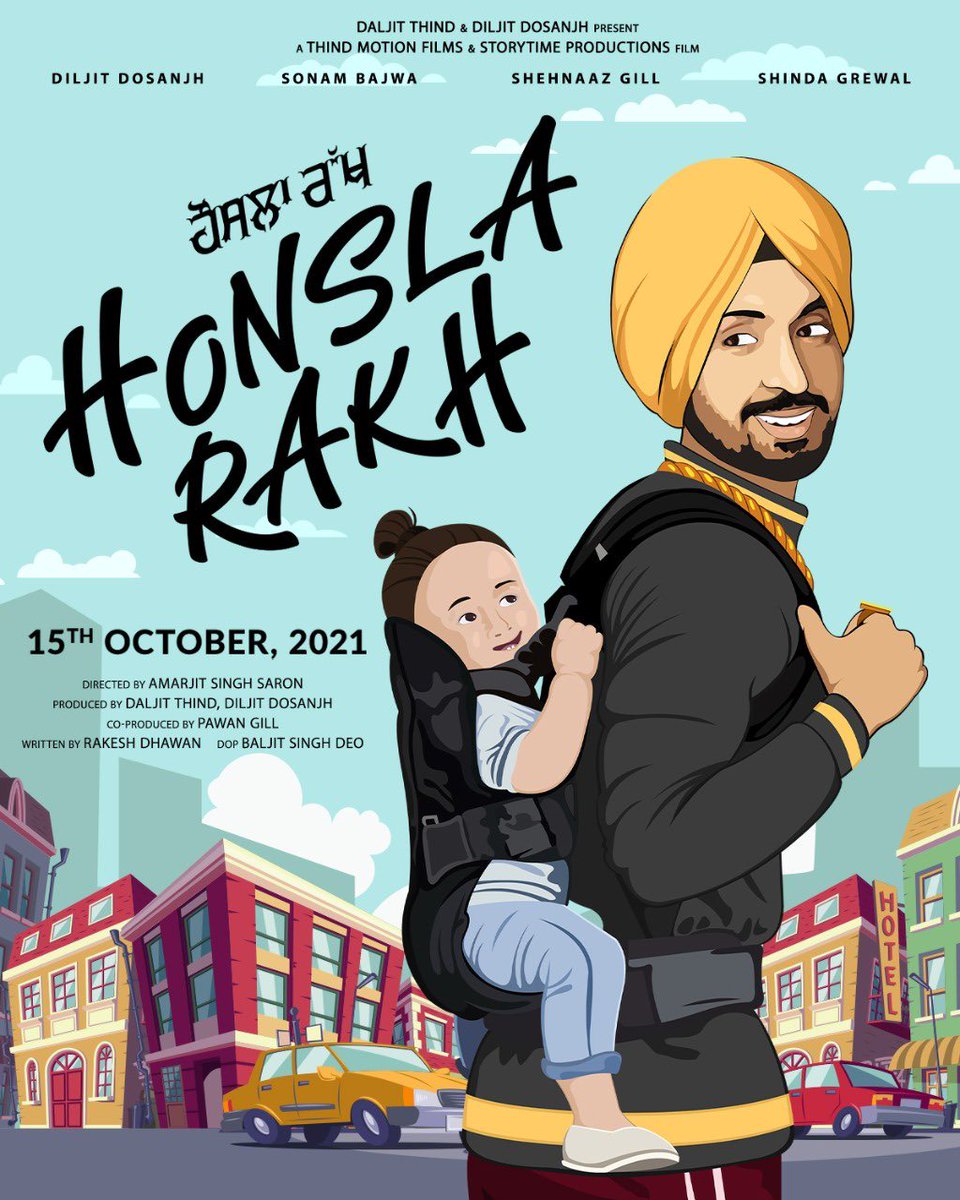 shehnazsolofc's tweet photo. 21 Oct 2021 Honsla Rakh Coming QUEEN Shehnaaz Gill and Diljit Singh MOVIE 😍🔥 Can't Wait for This One Best of luck @ishehnaaz_gill @diljitdosanjh

Rock  Again ..🔥🔥🔥🔥
#HonslaRakh #ShehnaazGill https://t.co/0r5qz92sTi