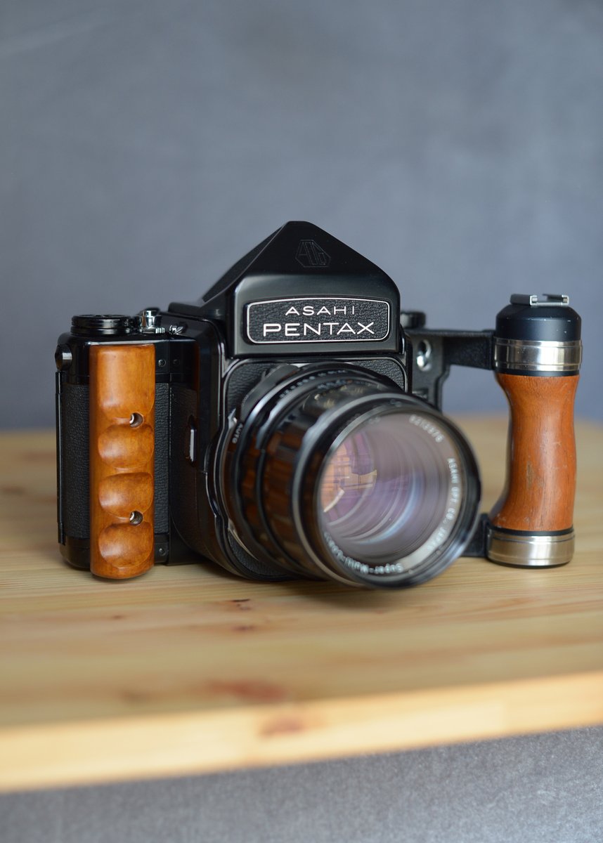 ペンタックス PENTAX 67 ウッドグリップ 木製グリップ