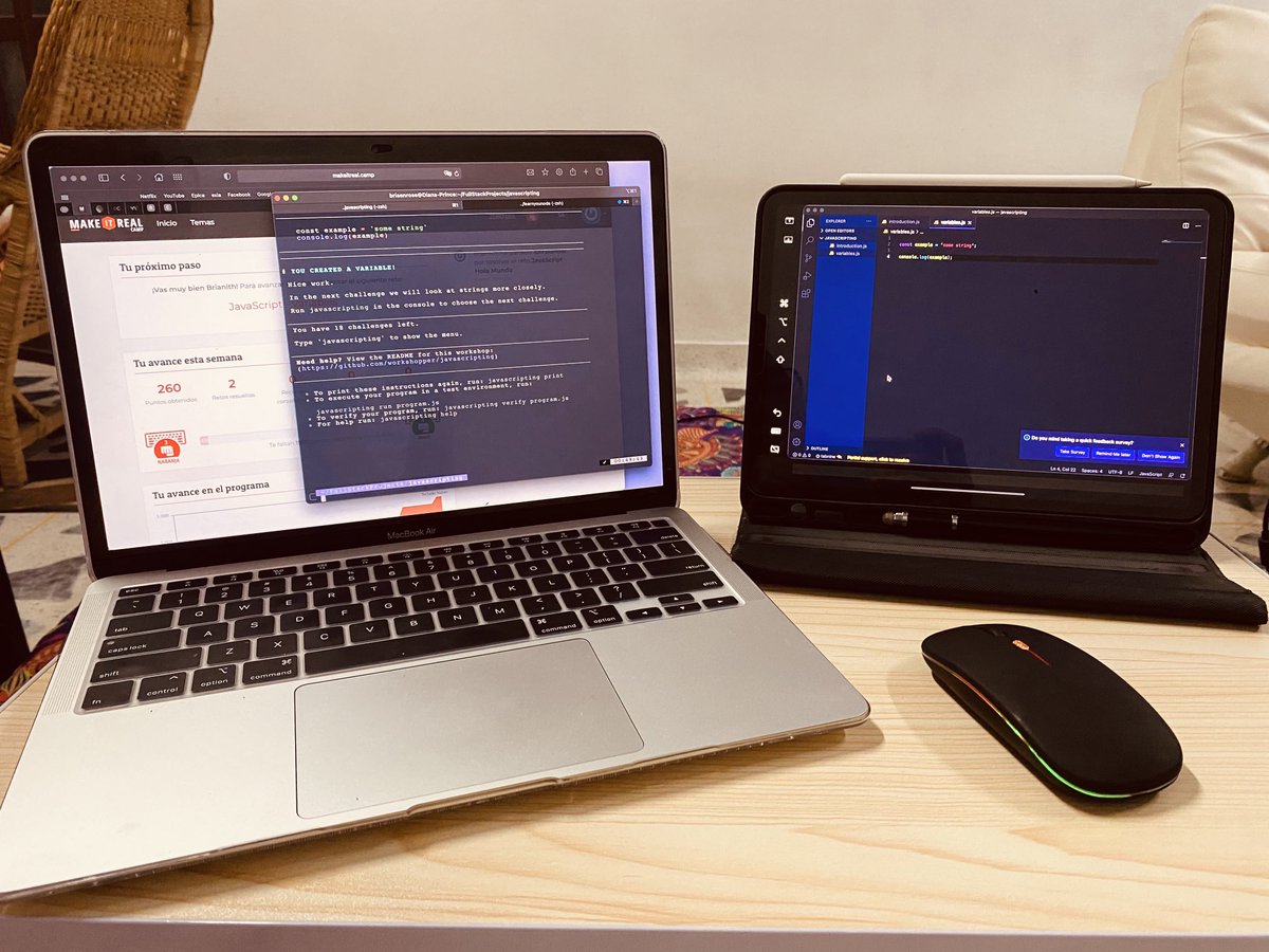 briaenrose's tweet image. Back to business 💪🏼 Learning #JavaScript with #JavaScripting exercises. Baby steps. 😍🥰

#Codenewbie #coding