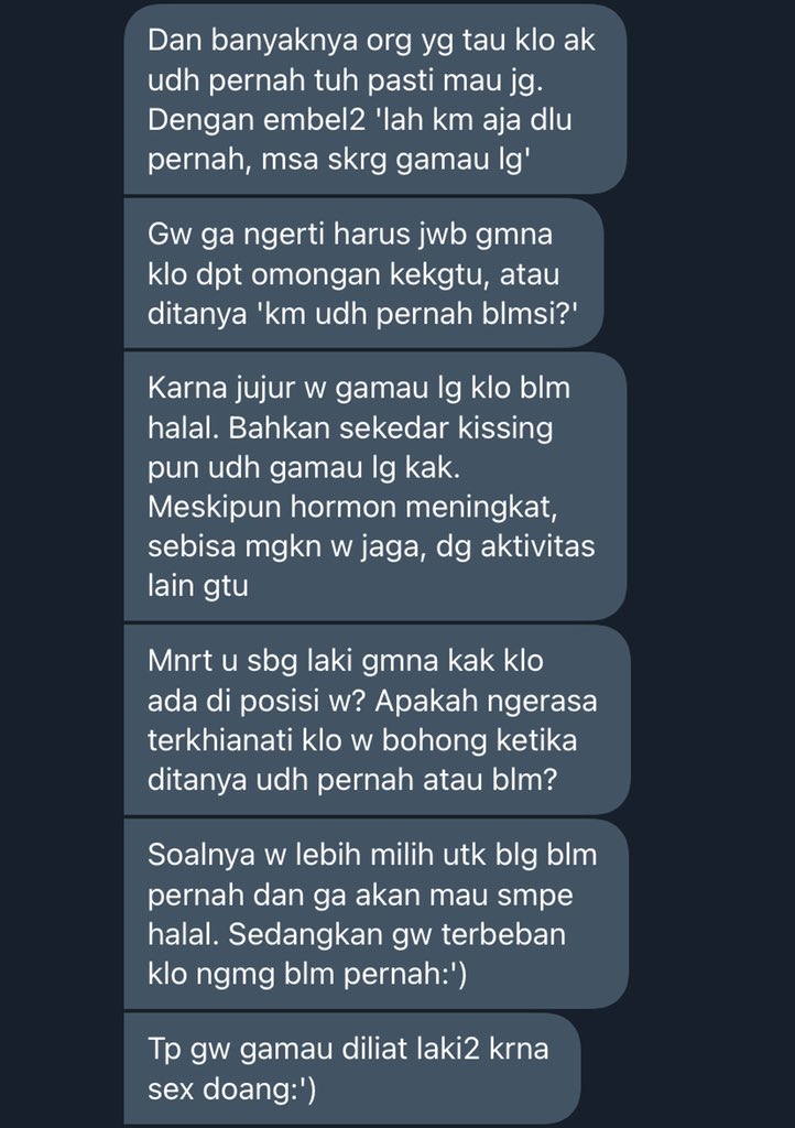 Yang gatau HS itu Having Sex. Gue urutin dari kiri yaa.