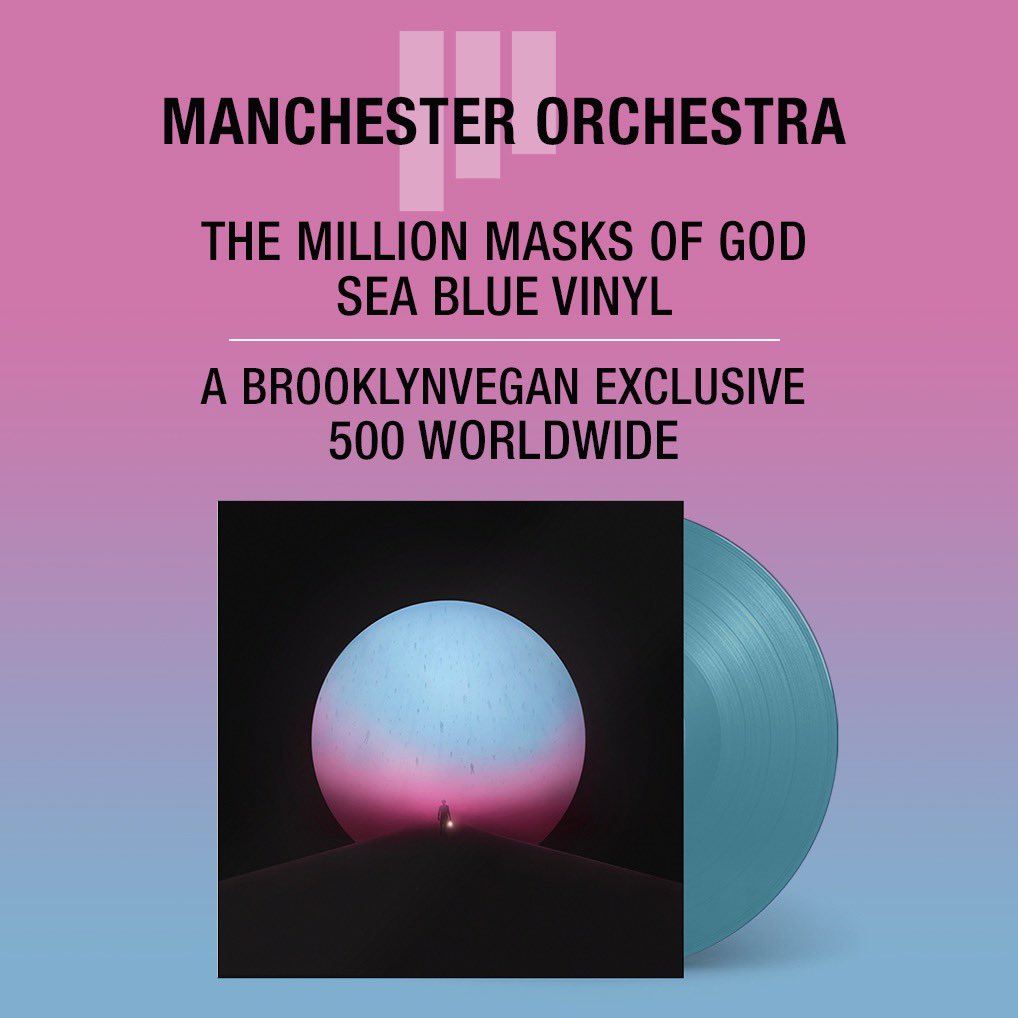 BVRecordStore's tweet image. Manchester Orchestra's new LP is announced! Pick up the @brooklynvegan exclusive sea blue vinyl variant before they're gone:  shop.brooklynvegan.com/products/manch…