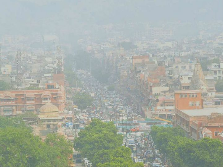 1stIndiaNews's tweet photo. #Jaipur: राजधानी में आज फिर बढ़ा प्रदूषण
सी स्कीम एयर क्वालिटी इंडेक्स 85 पर,सेठी कॉलोनी क्षेत्र में हवा में प्रदूषण सर्वाधिक,सेठी कॉलोनी 87, शास्त्री नगर 85 के स्तर पर
#PollutionIndex @NirmalT68479773 https://t.co/VoS7djgOla