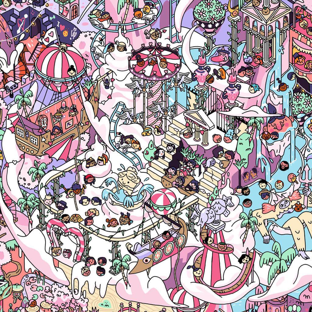 Through colorful mountains and cloudy thrills, we fell in love with the Heartfelt Hills! #TwoDotsScavengerHunt playtwo.do/ts #twodots