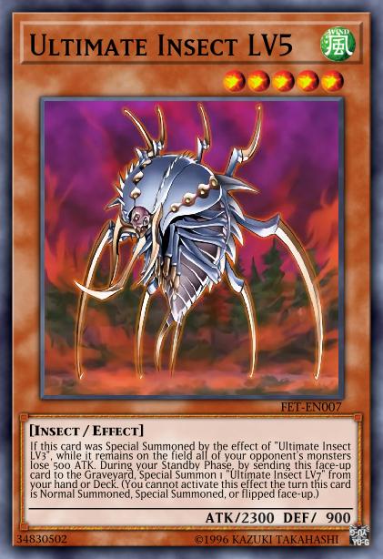 moving on to one of the best Insect cards, Ultimate Insect Lv5 - 6/10. The best thing about this one is that it's very easy to bring out. You could just tribute moving on to one of the best Insect cards, Ultimate Insect Lv5 - 6/10. The best thing about this one is that it's very easy to bring out. You could just tribute