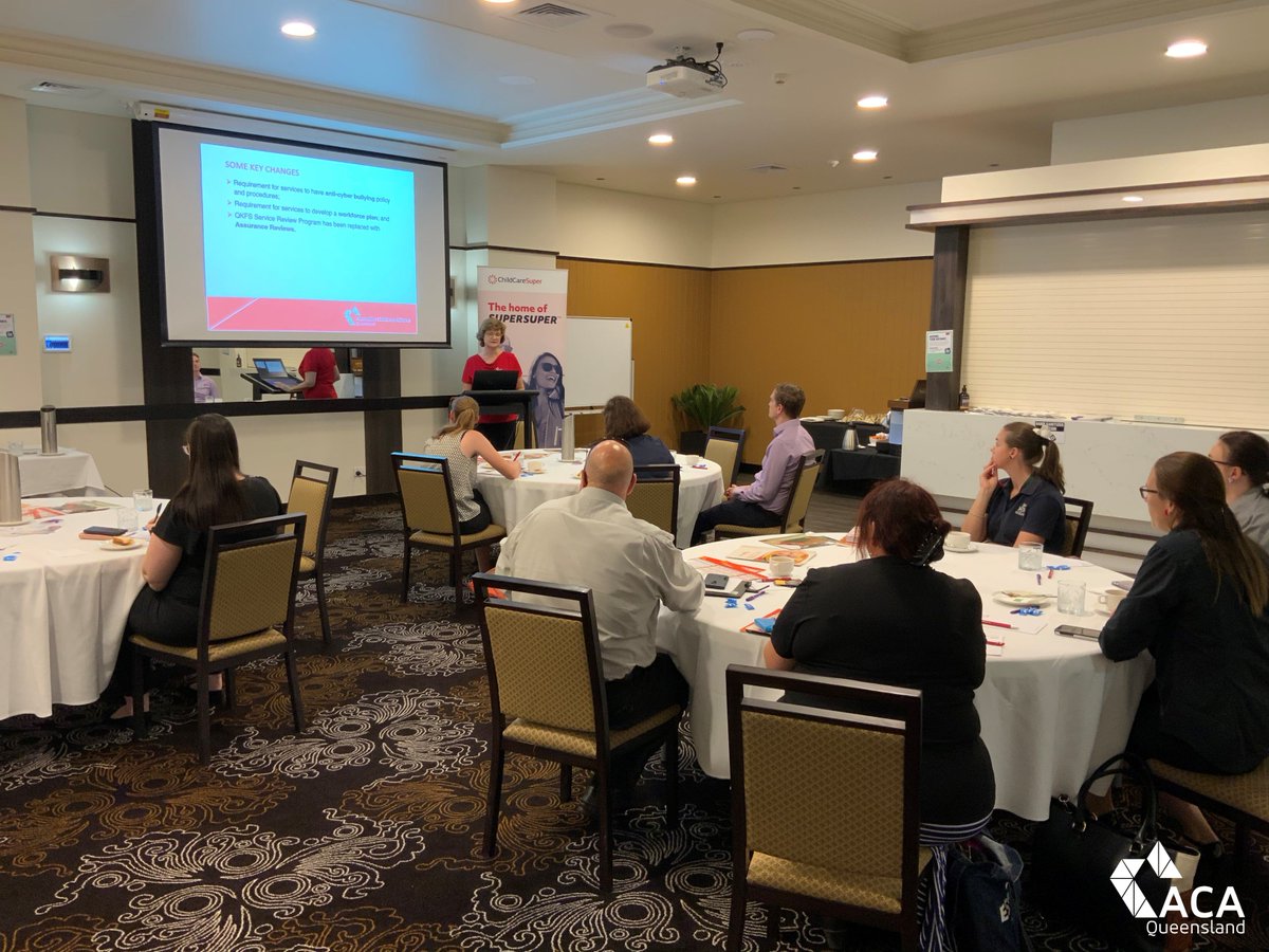ACAQld's tweet photo. We would like to thank everyone who attended our last three Members' Meetings in Ipswich, Toowoomba and Townsville 🤩 We trust you left with confidence and the latest information in the early learning sector. https://t.co/ZKqMHWsVw4