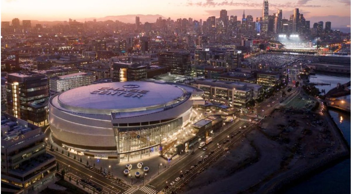 And maybe you forgot that the Warriors moved to San Francisco and now play at the Chase Center, the newest and most modern NBA and concert venue in the country