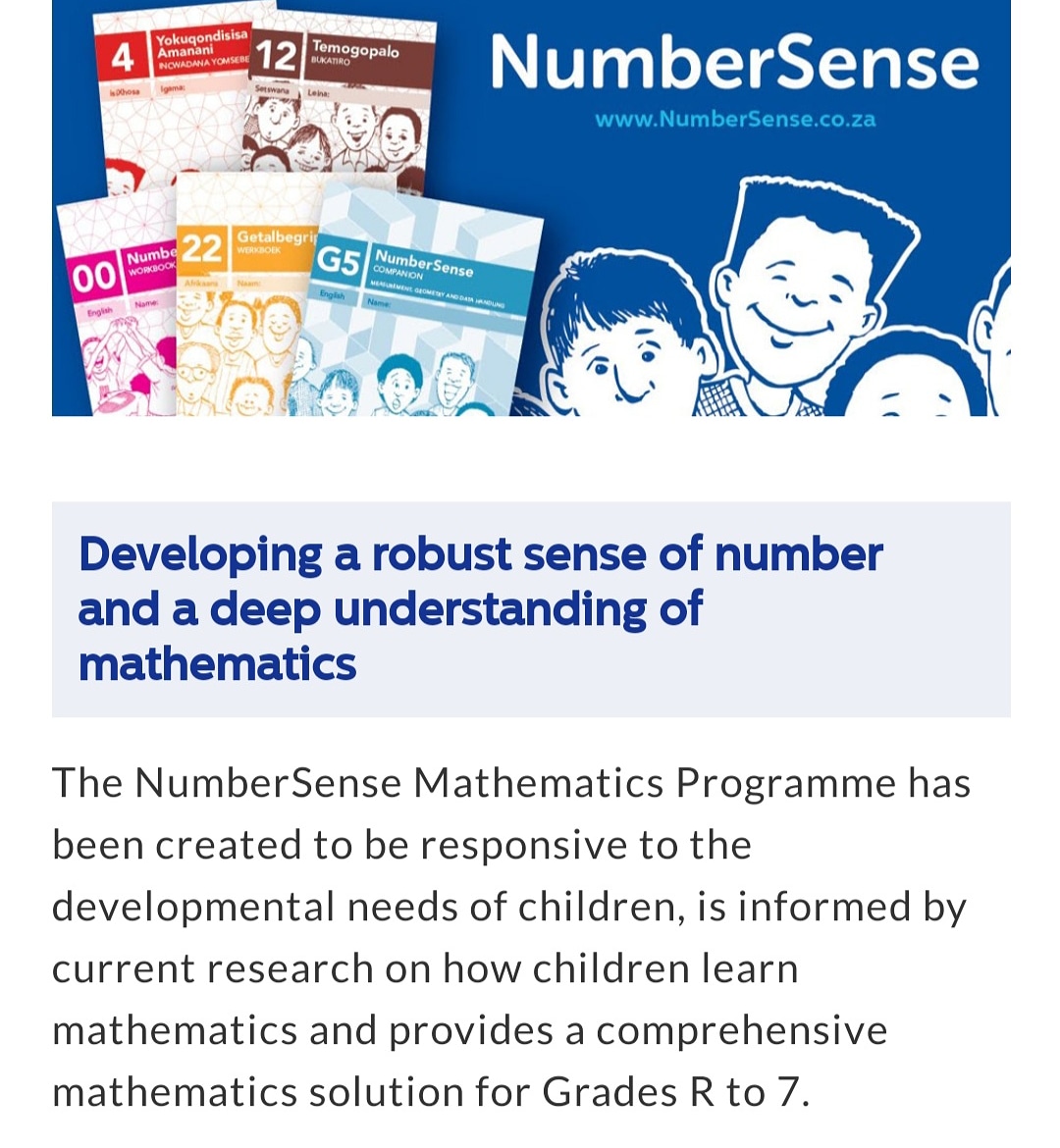 New to the <a href="/NSWKBKS/">NumberSense Mathematics Programme</a>? Visit our website and view our latest News article for an overview of what we offer! Looking forward to supporting your teaching and learning.
numbersense.co.za/blog/2021/02/1…