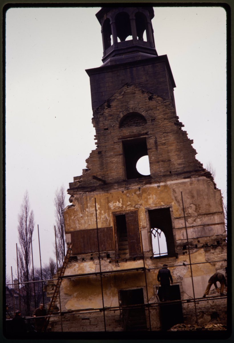 The demolition of Old St Matthew's was a pivotal moment in our history - and it was captured in these images by our founder, Ivor Bulmer Thomas.7/