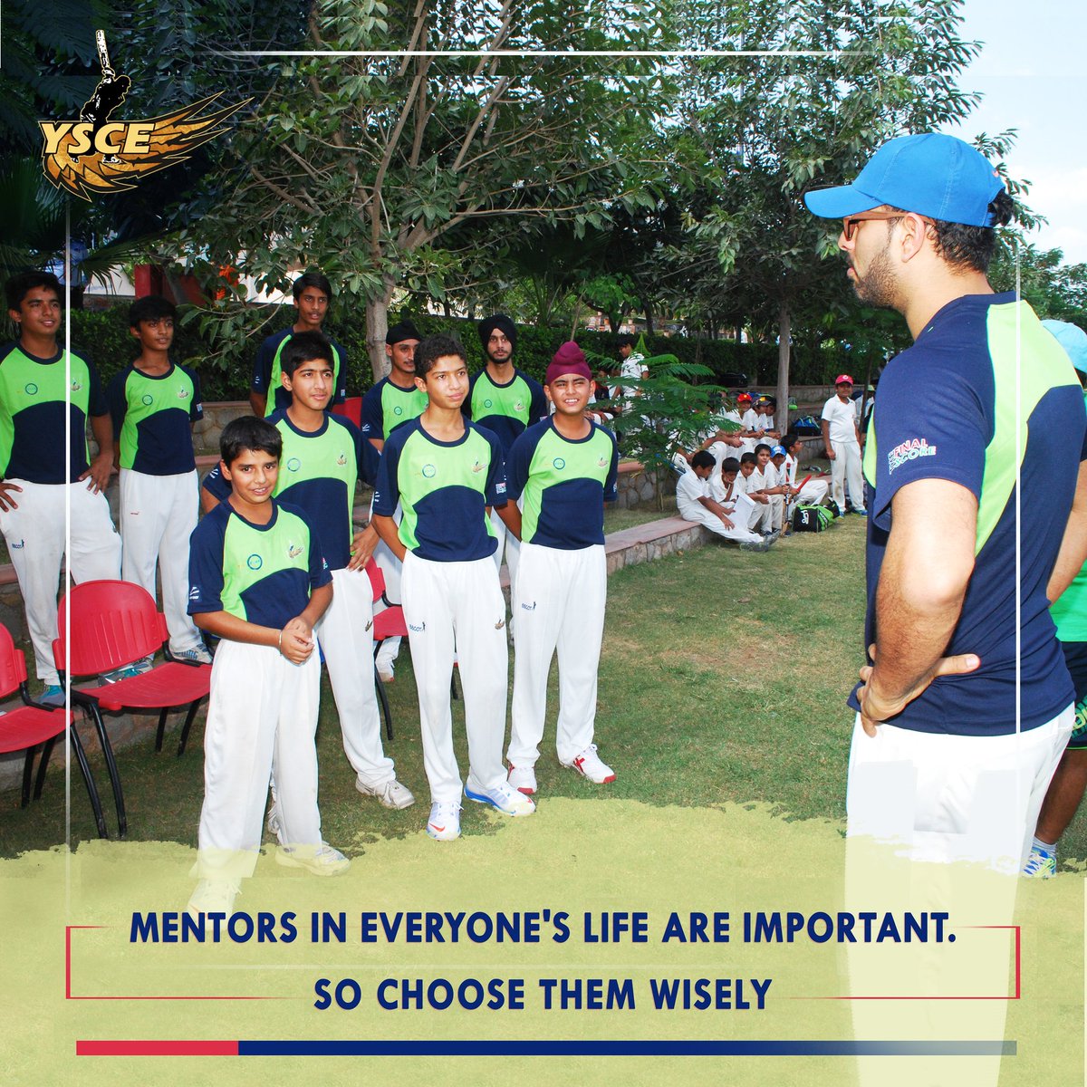 Yuvraj Singh Centres of Excellence tweet media