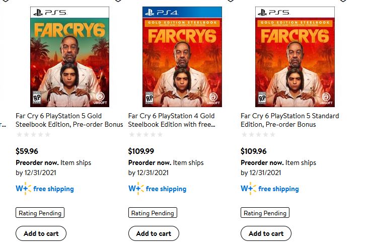 PS5 Far Cry 6 Gold Edition
