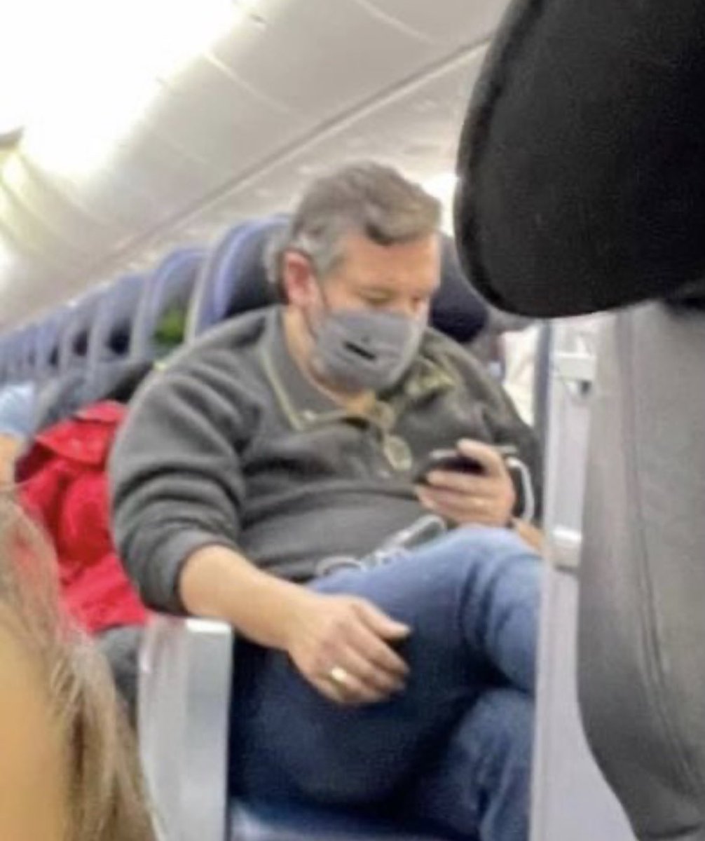 Why I think it's Ted Cruz going to Cancun. A thread. Part 1: That sweater #CruzToCancun