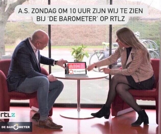 Kijken! De komende 2 zondagen vanaf 10 uur is IQ support samen met <a href="/aimz_nl/">AIMZ</a> te zien bij <a href="/RTLZ/">RTL Z</a> Op locatie van onze opdrachtgevers <a href="/NDatacenters/">NorthC Datacenters</a> EN <a href="/gem_groningen/">Gemeente Groningen</a> leggen wij uit dat AI in de gebouwde omgeving meer kan dan energie besparen. (Én waar we deze kennis opgedaan hebben)