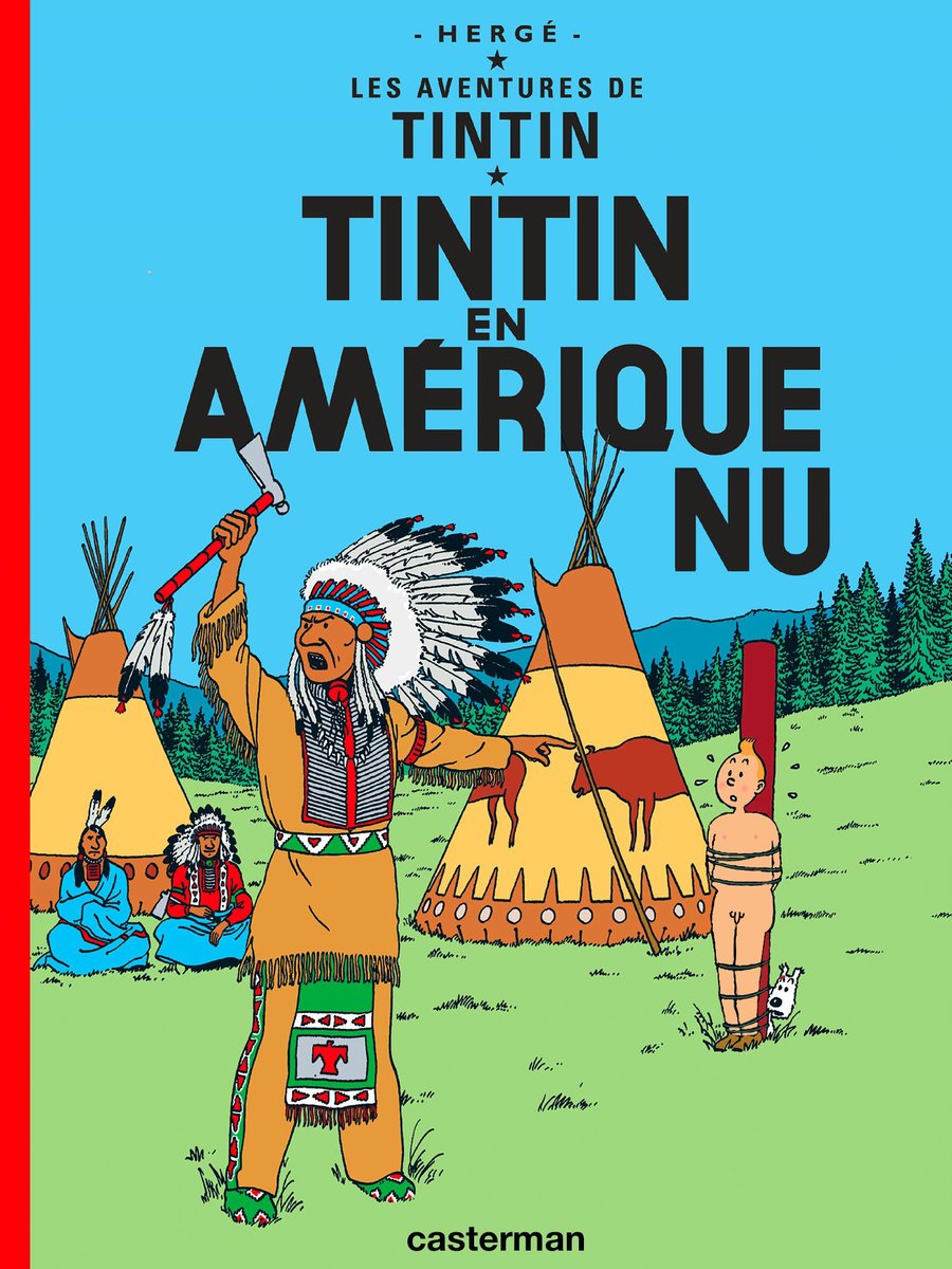 Fake Tintin Covers Tintin En Amerique Nu By Cloneweb Tintin Au Congo A Poil By