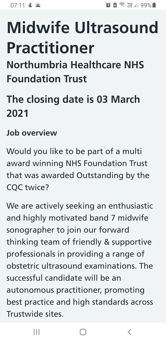 Come and join our fantastic sonography team <a href="/NorthumbriaNHS/">NorthumbriaNHS</a> <a href="/JennaWall19/">Jenna Wall</a>
<a href="/julesb300/">Julie Hamilton</a> <a href="/KatyLissaman/">Katy Lissaman</a> <a href="/angstringfellow/">angela stringfellow</a>
beta.jobs.nhs.uk/candidate/joba…