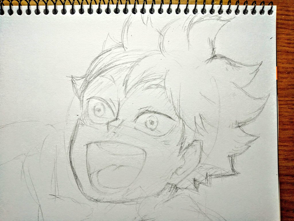 ᔕᗩᖇᗩ 日向描きたすぎて他の絵 3枚 描けてないのに手を出してしまった 原作 アニメ 2ってかんじ まじ可愛い 丁寧に進めていこう 落書き 落書き好きさんと繋がりたい イラスト イラスト好きさんと繋がりたい ハイキュー ハイキュー絵描きさんと