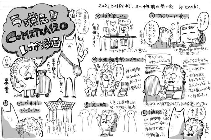 2/21のエアコミティアに参加したかったけど何も作ってないので一度だけ参加したコミティアについてレポを描きました 