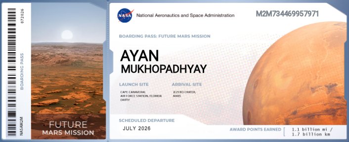 bobayandylan's tweet photo. I have got a pass for Mars! Who wants to join?
@NASA @NASAPersevere https://t.co/Eh1EhRGr7C