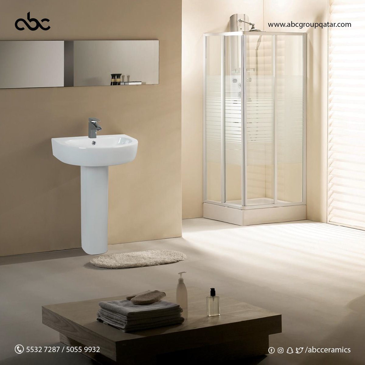 Design your washroom with us. New collection of sanitaryware and bathroom tiles arrived. Visit our showroom or call 3351 2431 / 5532 7287 for more details

#abcceramic #abcceramics #sanitaryware #bathware #steamroom #bathroomaccessories #bathroomfittings #washroom #showerrooms