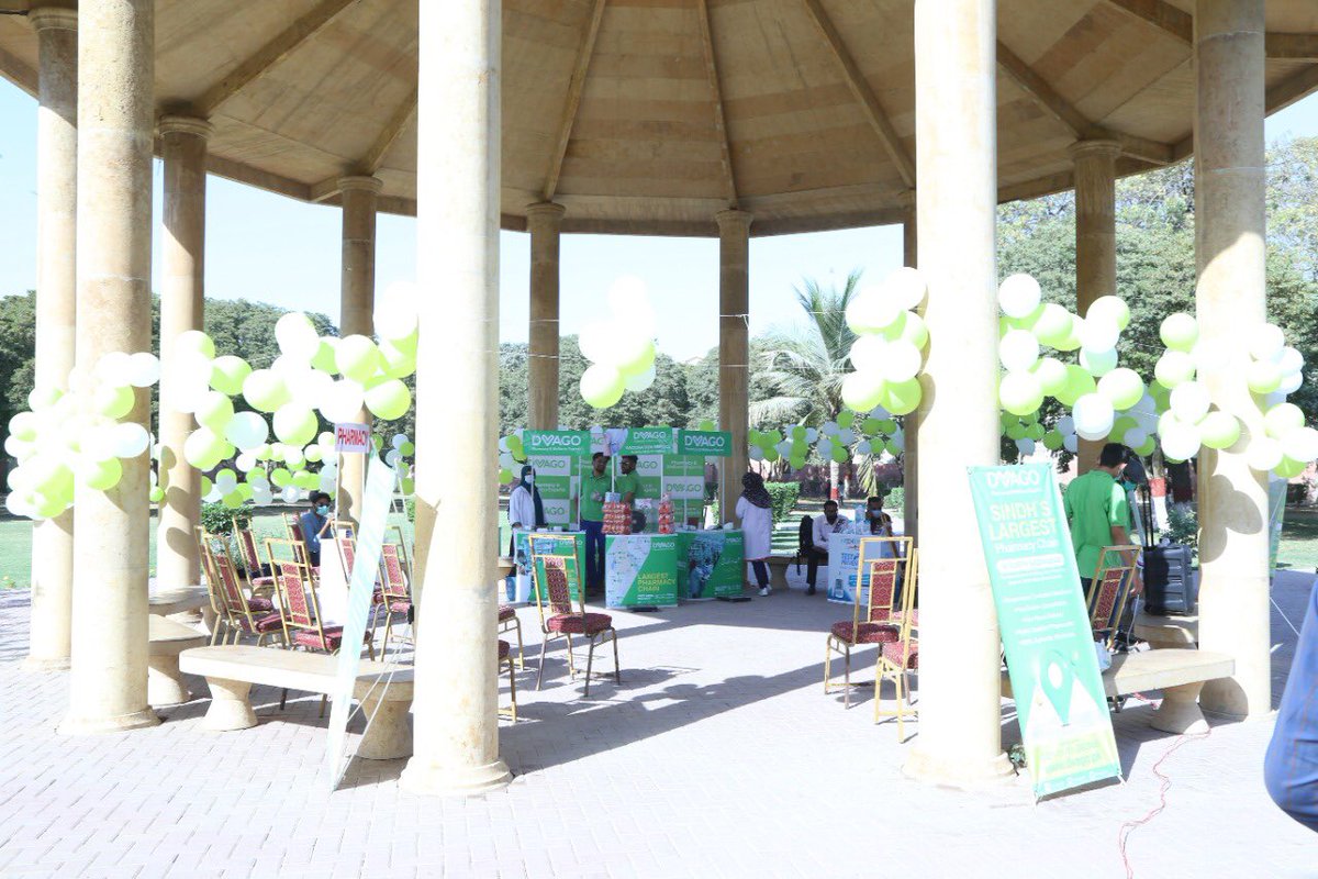 DCKhiCentral's tweet image. Medical camp by #Devago in #SirSyedPark was well received by the public on 14th Feb 2021.