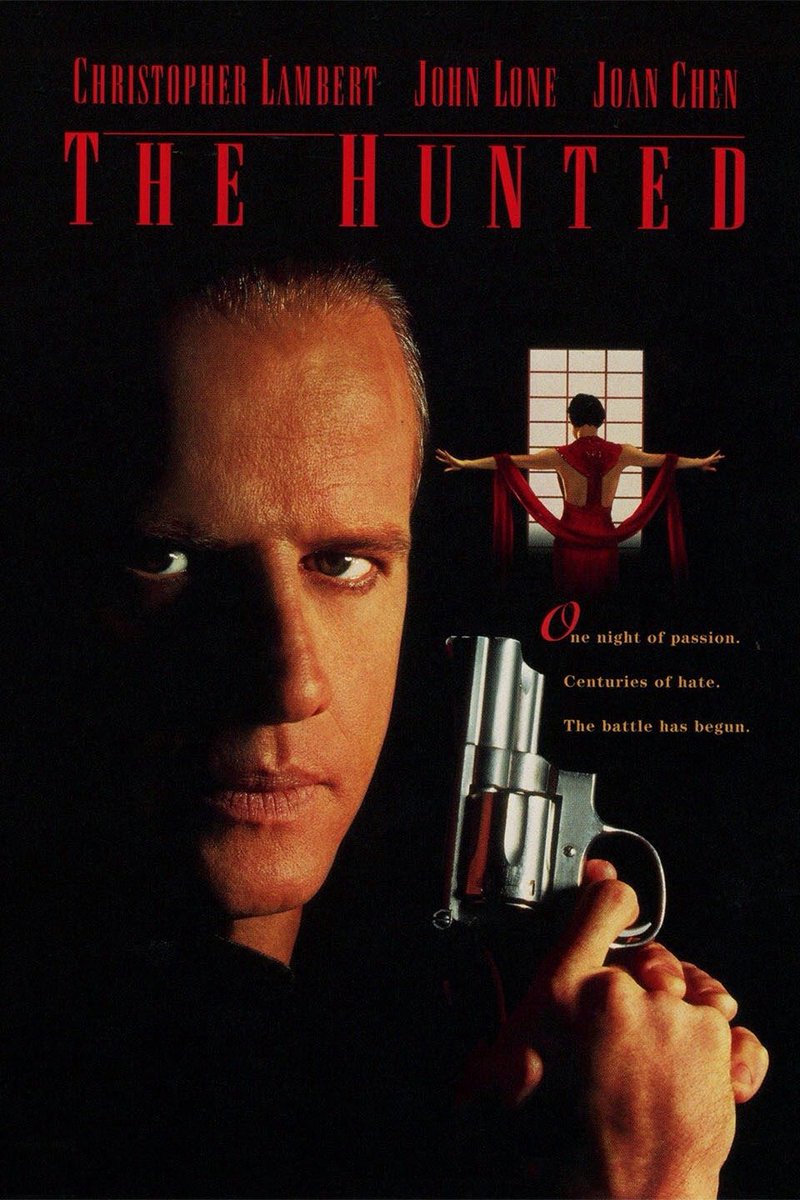 Movies posters that feature Christopher Lambert with a gun by his face a thread: