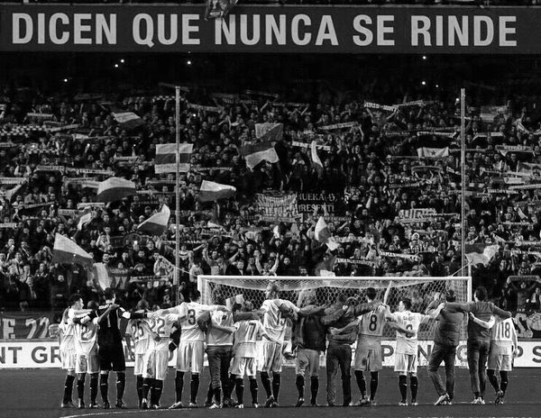No se olviden de quien está enfrente .... #DicenQueNuncaSeRinde  @SevillaFC 🔴⚪️