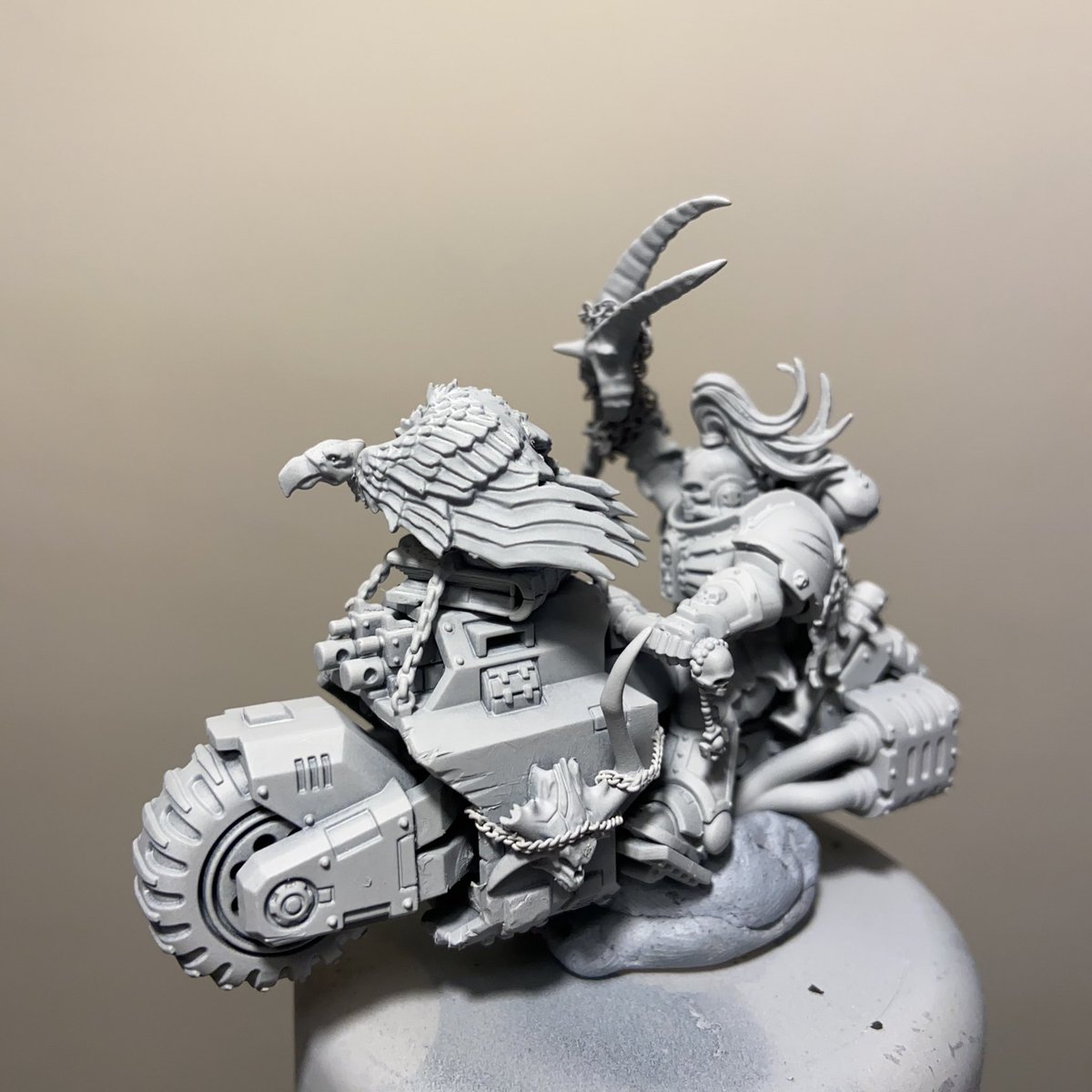 waaagh_ghazkill's tweet photo. Death Scar Chaplain up next 
.
.
.
#Warmongers #WarhammerCommunity #PaintingWarhammer https://t.co/hWI0hxQQzp