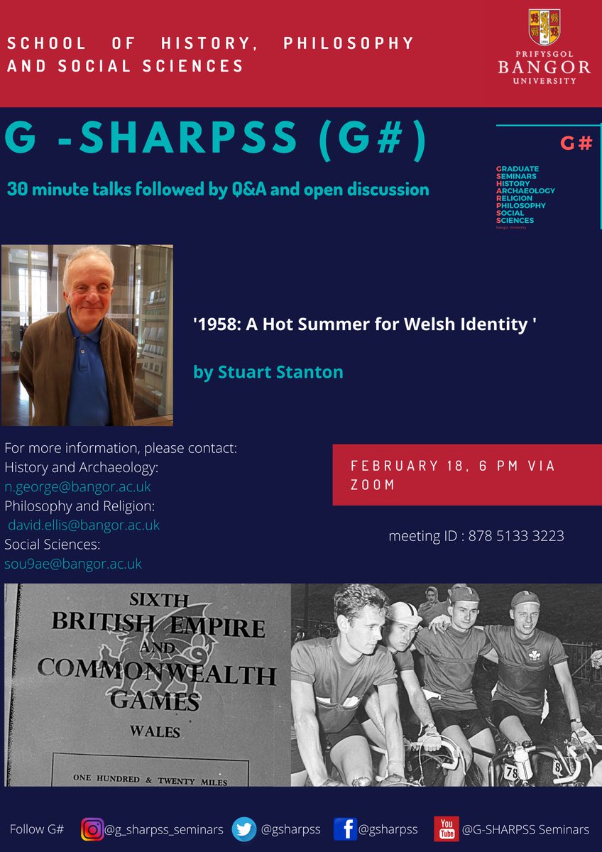 gsharpss's tweet photo. π£π£History Talk and discussion (open to all)π΄σ §σ ’σ ·σ ¬σ ³σ Ώ
TODAY: 18th February at 6 pm
on Zoom: π©βπ»π¨βπ»π§βπ»
Meeting ID: 878 5133 3223
Passcode: 1884
#bangor #welshidentity π΄σ §σ ’σ ·σ ¬σ ³σ Ώ
@BangorUni @BangorUni_PGR @SHiPSSBU @BangorHistory
@ArtsHumBangor @BangorMuseum https://t.co/UmKZj0Pglw