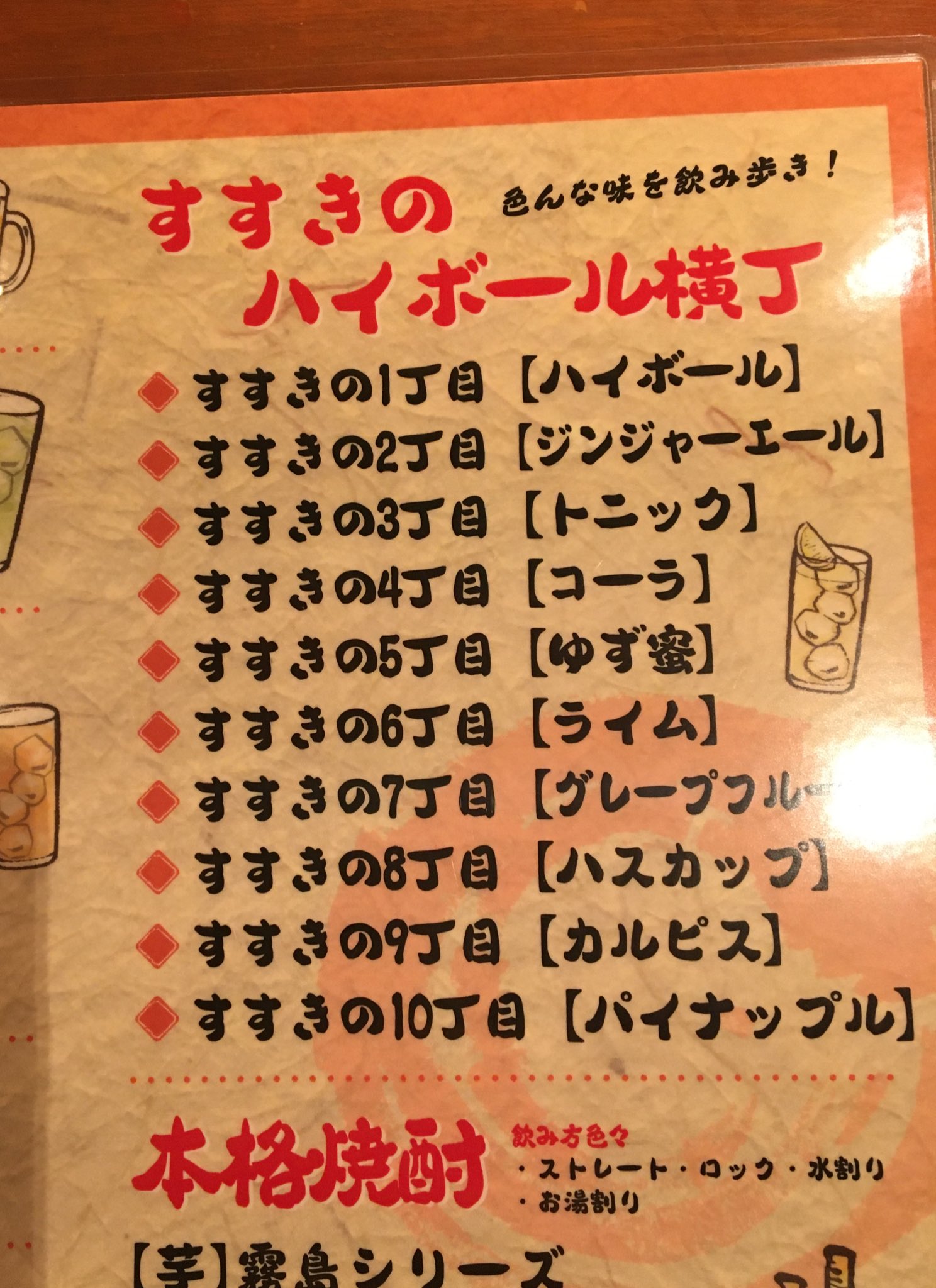 まんまみ や 札幌店 こんにちは まんまみ や札幌店です 人気があったすすきのハイボール横丁シリーズが帰ってきました スタンダードな物に加え ゆず蜜 ライム グレープフルーツ ハスカップ カルピス パイナップル 担当オススメは9丁目