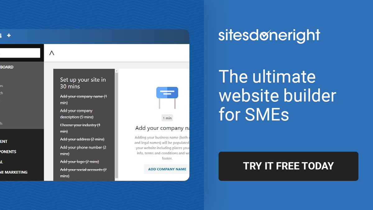 Want to generate more work from your #website? Use the leading 🌟 web builder + marketing engine for #SMBs. 14-day free trial, no credit card 💳 required.

sitesdoneright.co.uk/?utm_source=Tw…