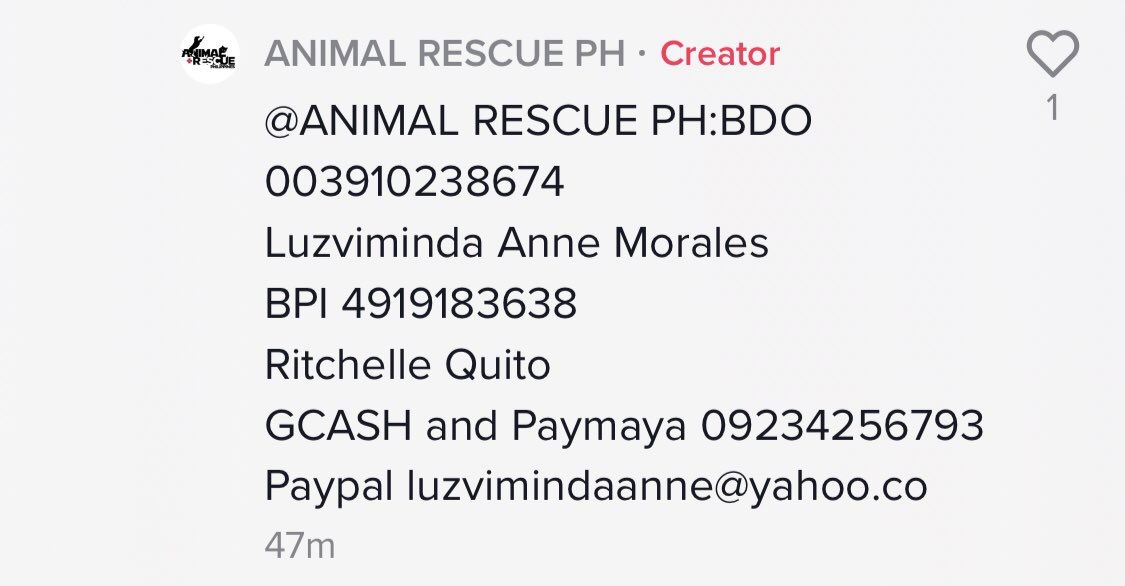 piecesofchi's tweet photo. Please help Animal Rescue PH feed their rescues. They are close to running out of food. 

Every little bit helps. Details are posted in the comments section. I included a screencap here. 

Please help boost this post 🙏🏼

https://t.co/KSLZdU7mhz https://t.co/hvatFxNGx2