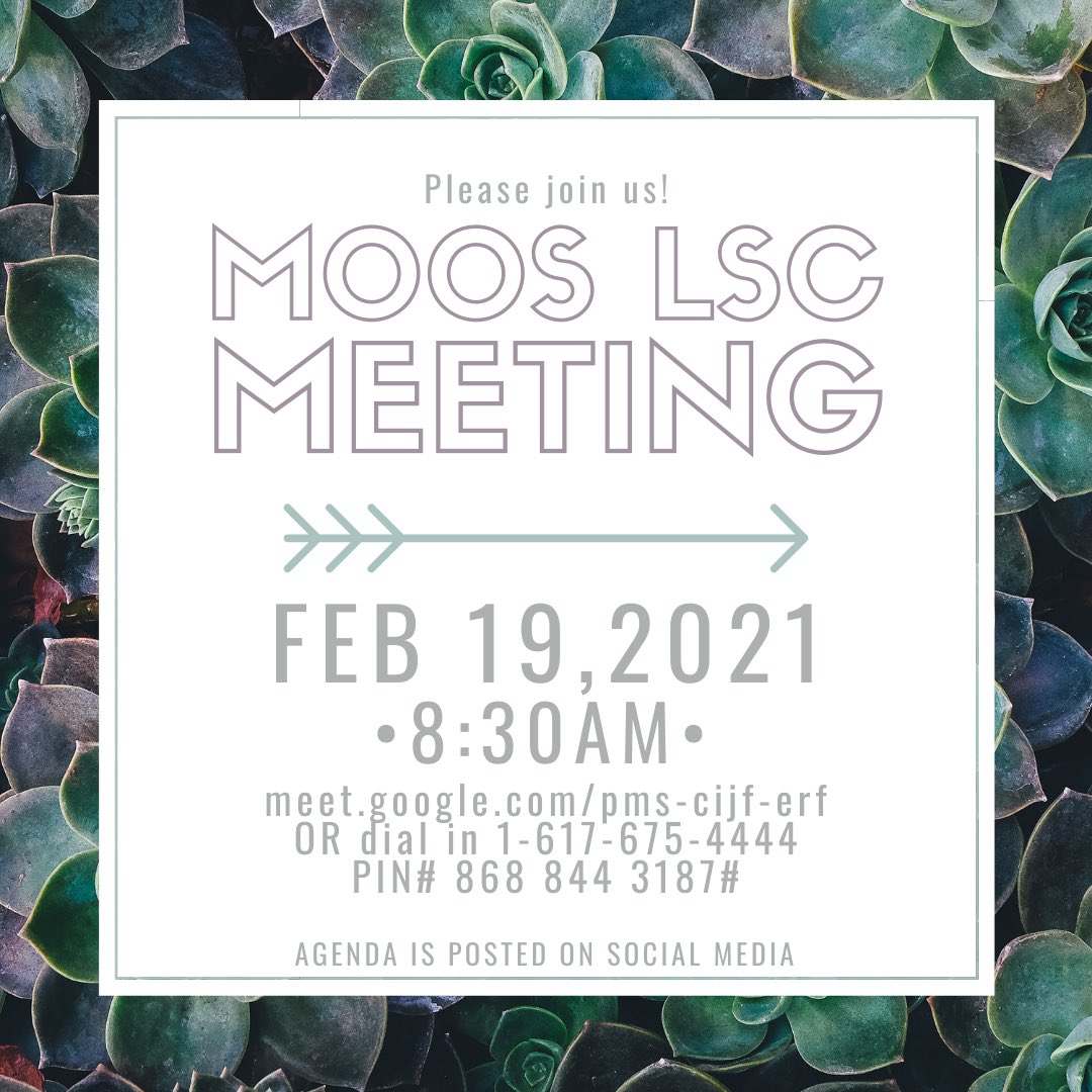 MoosElementary's tweet photo. Please join us Friday morning for our monthly LSC meeting.
#moosLSC https://t.co/AKhTBofCNw