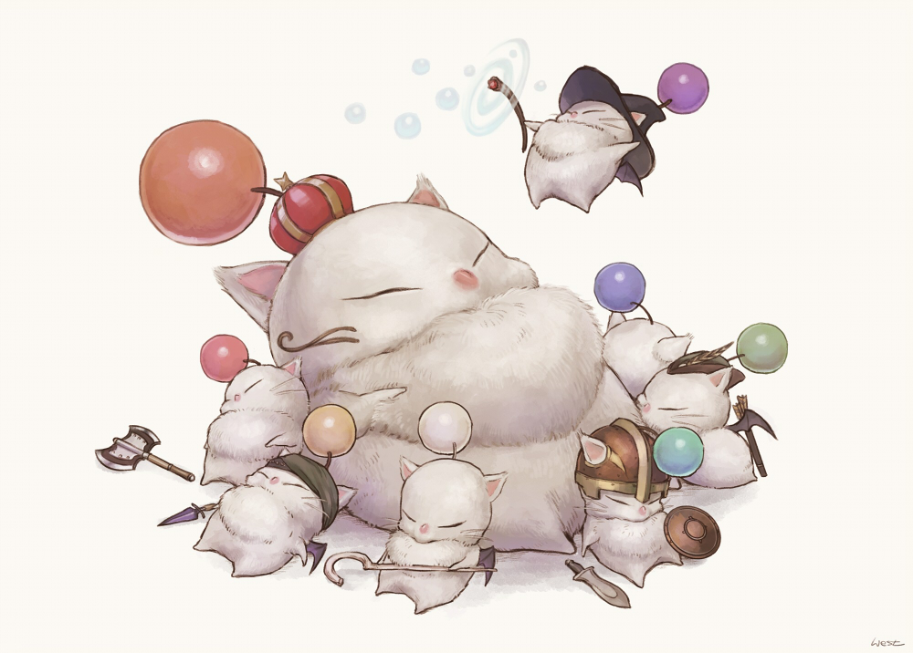 Ff14 おやすみモーグリたち Ff14 Westのイラスト