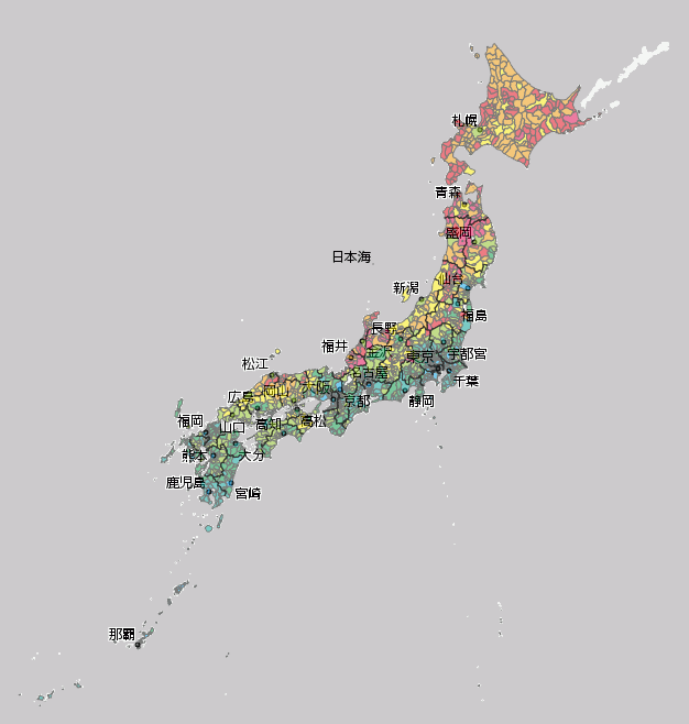 taiwa_kankyo's tweet photo. 市区町村別の家庭CO2排出量(2015年)を当研究所が地図化し、公開しました💡↓
https://t.co/uPxQN2BqCx
地図を見ると北海道や東北で赤みが濃く、世帯あたり排出量が多いことが分かります。暖房使用や戸建て住居の多さ、世帯規模の大きさが要因とか。調べたい地域をクリックすると数値も見られます🐰ぐら https://t.co/UO8wgq4fhd