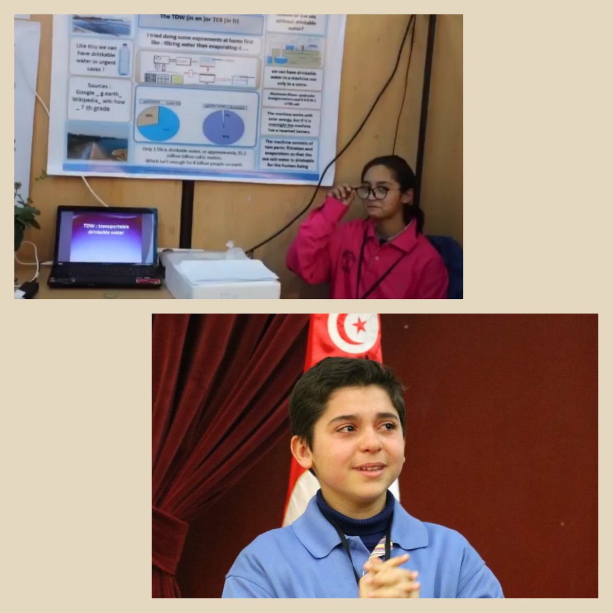 firstskills's tweet photo. #throwback 
Last year, First Skills Club participated in the Science.🔝 Fortunately, Ahmed won 1st place🥇 and an opportunity to participate in Broadcam Masters at the age of 12. As for Eya, she won 2nd place🥈 at the age of 13.
#f1rst_skills #leaders4tomorrow https://t.co/7XBYQj6Shz