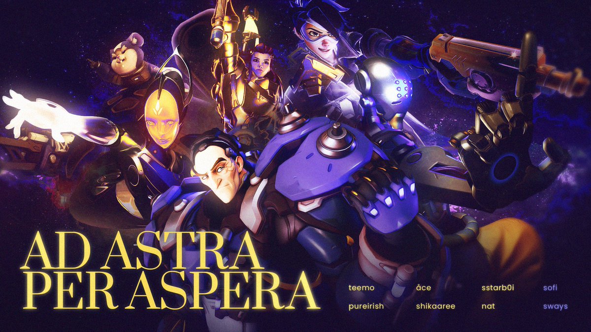 New Year. New powers. We're back.

✨Welcome our new roster for upcoming Open Division Pro Points Cup!✨

🇫🇷🐹<a href="/Teemoreinhardt/">Teemo</a> 
🇮🇪 🪨 <a href="/PureIrish12/">PureIrish</a> 

🇨🇭🔫@AceeeeFPS 
🇩🇰☄️<a href="/Shikaaree_ow/">Shikaaree</a> 

🇫🇷🩹<a href="/sstarb0i/">s</a> 
🇫🇷☀️<a href="/Nat_ow/">n</a> 

🇫🇷📈<a href="/Swaayyys/">sways</a> 
🇷🇺🦉@NonmeStrangerMS 

🎨<a href="/mmem1m/">Laura 🧙‍♀️🐀</a> 

#GraspTheStars ✨