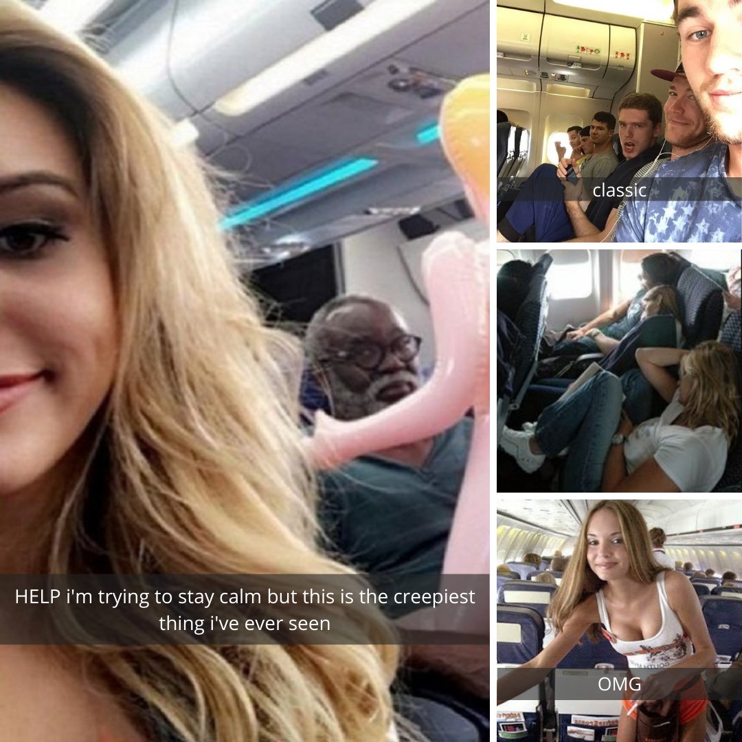 Drive_pedia's tweet photo. Remember how back when we used to fly our jaw dropped constantly by passengers who didn't know how to behave? Well, here they are 👿 👿