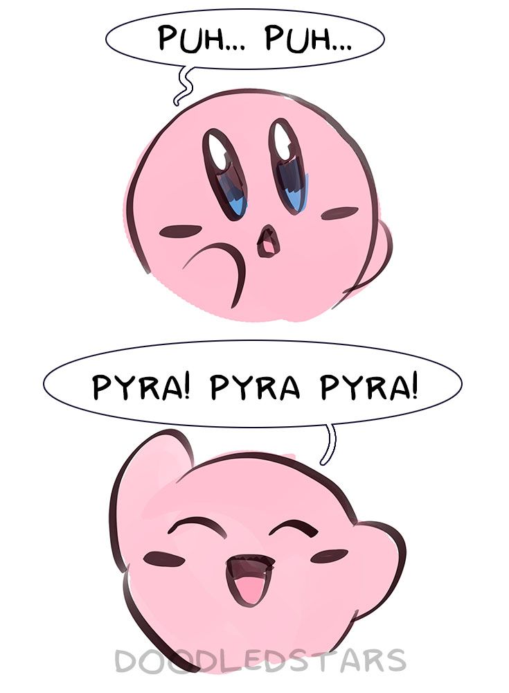 Pyra and Kirby! 