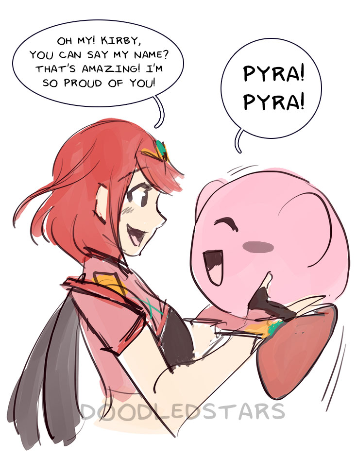 Pyra and Kirby! 