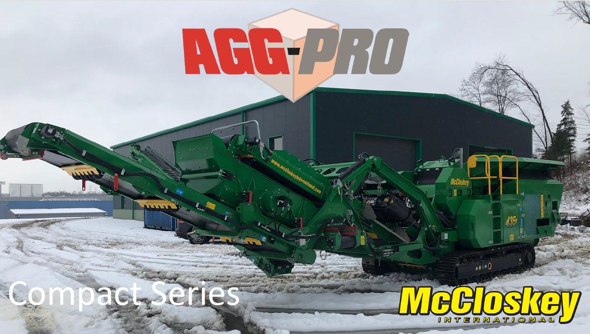 Agg-Pro (@pro_agg) on Twitter photo You know the saying 'Great things come in small packages?' ๐ค
It's true!!! ๐
The MCCLOSKEY INTERNATIONAL LTD Compact range is ideal for big projects with compromising space or accessibility.
From stackers to screeners to crushers ... we've got it covered ๐
โsales@agg-pro.com You know the saying 'Great things come in small packages?' ๐ค
It's true!!! ๐
The MCCLOSKEY INTERNATIONAL LTD Compact range is ideal for big projects with compromising space or accessibility.
From stackers to screeners to crushers ... we've got it covered ๐
โsales@agg-pro.com