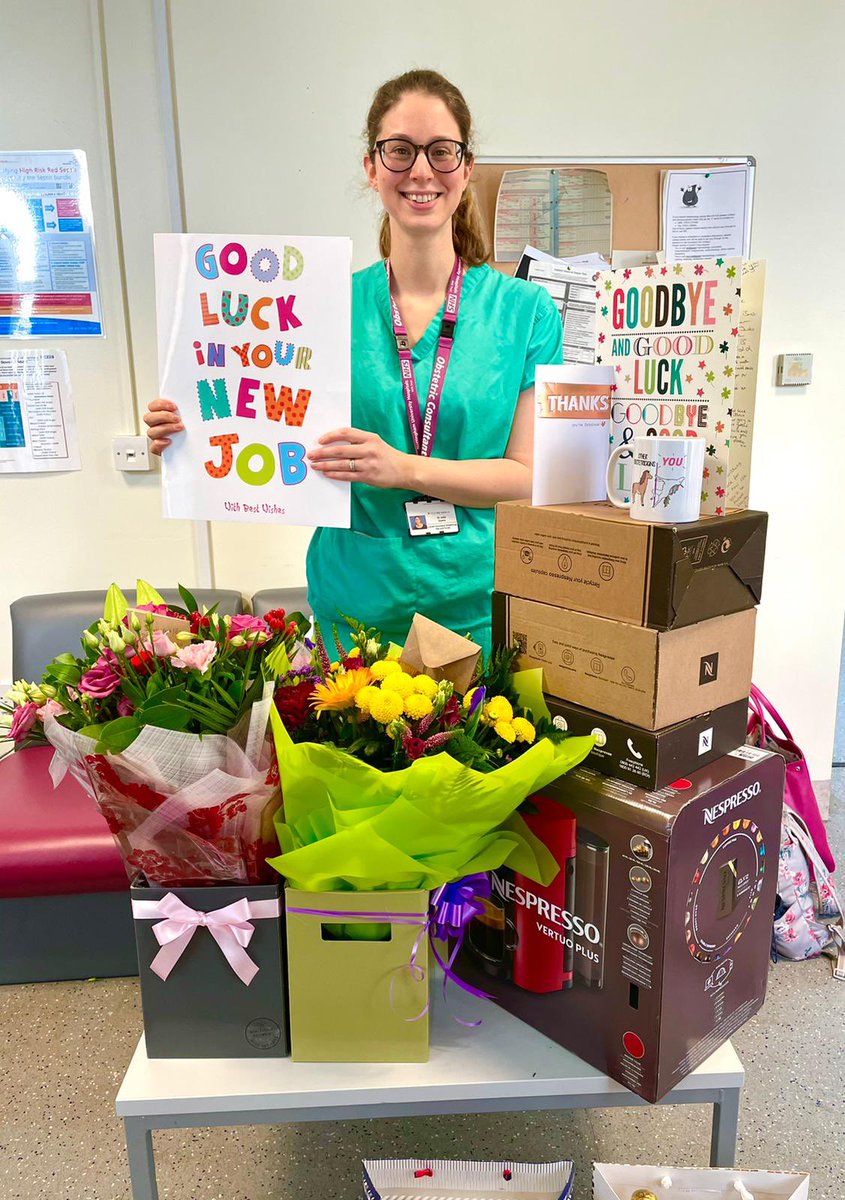 nottsobsdocs's tweet photo. Sad to say goodbye to our fantastic colleague Julie @JGuiverW who leaves today to take up an obstetric consultant post at Preston. @LancsHospitals are super lucky! We will miss you. https://t.co/tL2h2rFBSq