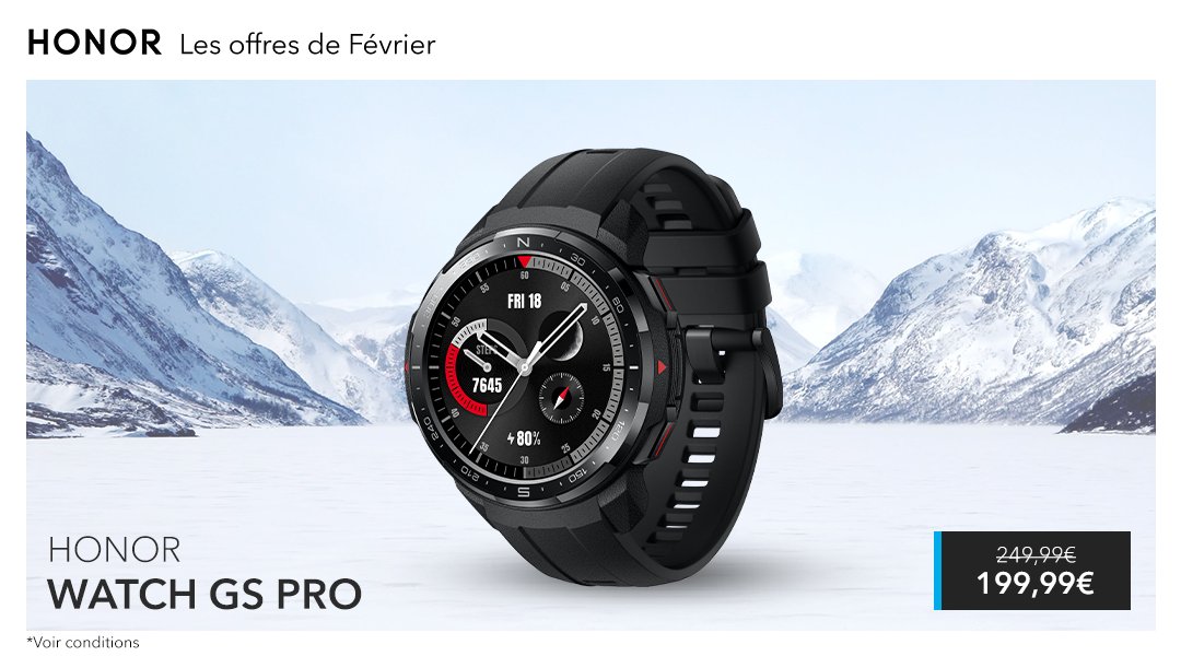 Honor_FR's tweet photo. Profitez de la #HONORGSPro à un prix aussi doux que ce mois de février 🌤💙
C'est ici: https://t.co/24lO8gFOxN https://t.co/P4M7BA7jqf