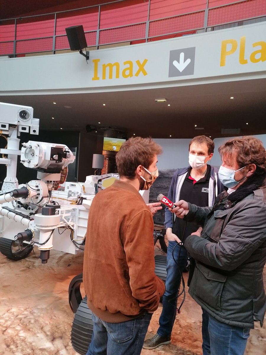 "L'ingénieur du son" du 🎤 #Supercam, Baptiste Chide <a href="/ISAE_officiel/">ISAE-SUPAERO</a> et Christophe Donny <a href="/CNES/">CNES</a> responsable des opérations au #FOCSE répondent aux questions de <a href="/RTLFrance/">RTL France</a>. #CountdownToMars #CapSurMars