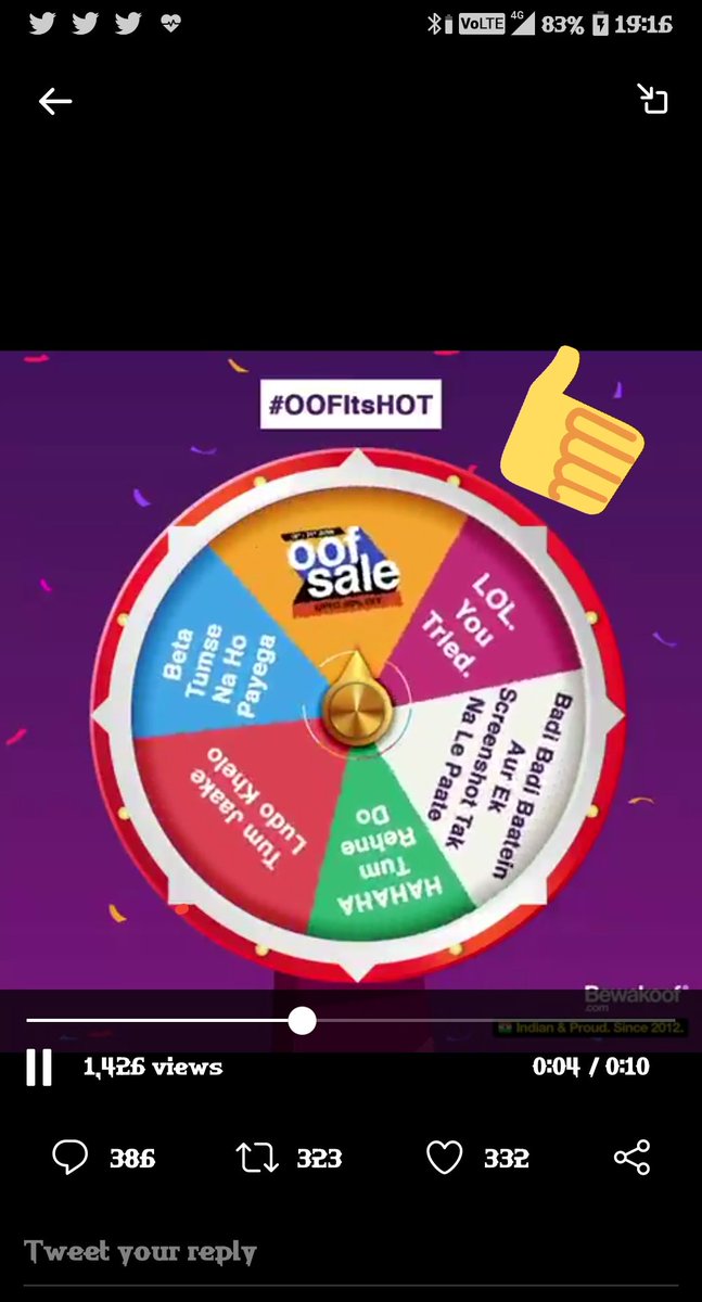 Tusharinspires's tweet photo. @Bewakoof_IN My entry🔥🔥💯
@Bewakoof_IN  🥳
Tags : @prateekgoyal213 
@santosh_godage 
@Dinesh_the_star

#Contest #ContestAlert #Giveaway #giveaways #dealztrendsgiveaway #bewakoofgiveaway #ContestIndia  #dailycontests https://t.co/0p0qyPev0G