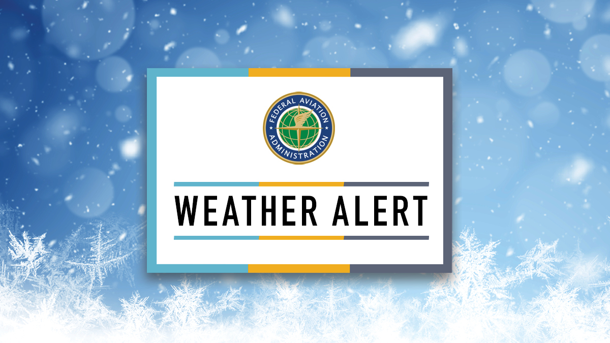 A winter storm is bringing ice and snow ❄️ to the eastern region. Check your flight status with your airline before heading to the airport. Roads may be icy. Visit fly.faa.gov for general airport delays. #BeSafe