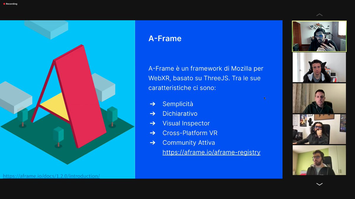 A new #FlowingAcademy day! Today @TheStrazz86 talks about #webxr with <a href="/aframevr/">A-Frame</a>!
cc @flowingis