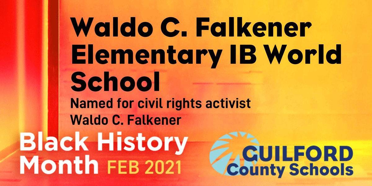 .<a href="/FalkenerES/">Falkener Elementary</a> is an International Baccalaureate school named after Greensboro City Councilman Waldo C. Falkener, who was an African-American civil rights activist who first became active in the 1940s. He was elected to the city council in 1959. #BlackHistory #BlackHistoryMonth