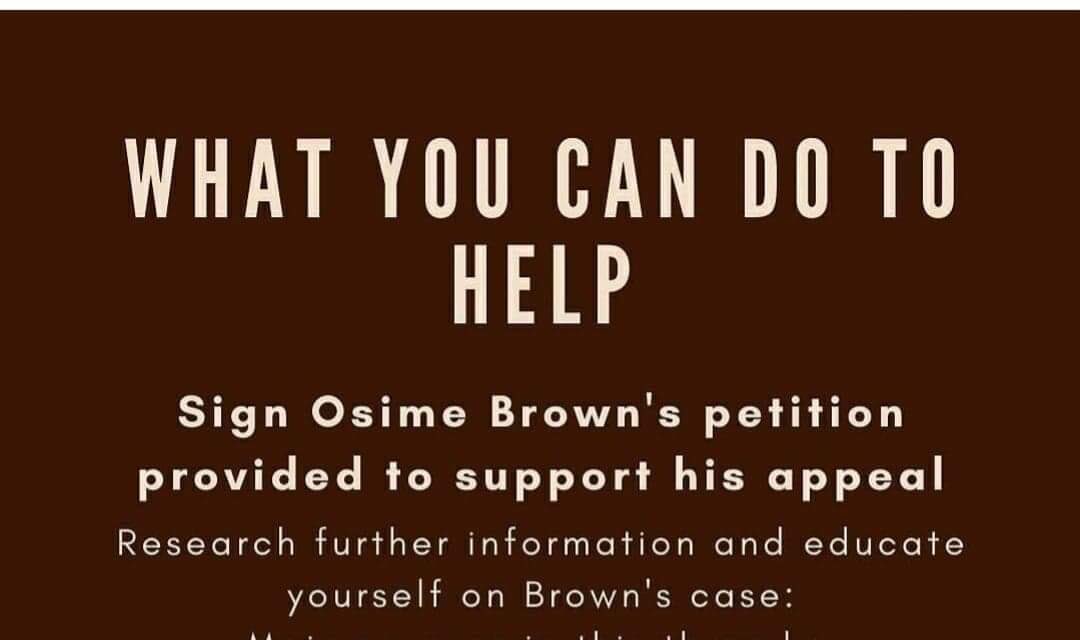  #StopTheDeportation  #OsimeNeedsHisFamily  #JusticeForOsimeBrown  https://linktr.ee/Justiceforosimebrown @FreeOsimeBrown