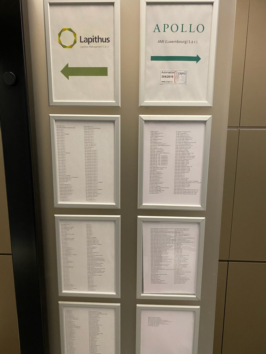 Fabien_Roussel's tweet photo. Ici dans le bureau du groupe Apollo #Luxembourg, sont logées plus de 90 entreprises "boites aux lettres", parmis lesquelles celle qui a participé à l'opération boursière #Verallia France pour 1 mds de plus values dont 559 M d'€ virés aux Îles caimans. https://t.co/kI46KWGsmr