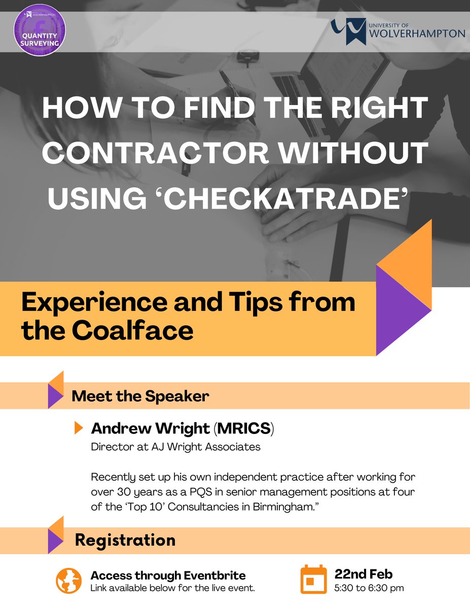 WLVQuantitySurveying tweet media